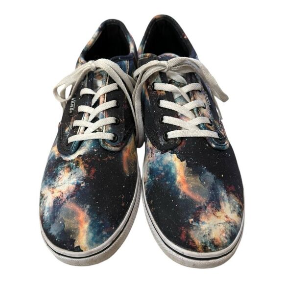Vans Off The Wall Women's Galaxy Space Lace-up Sneakers 8.5 - Picture 4 of 6